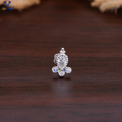 0.14 TDW Pear & Round Cut Diamond Piercing