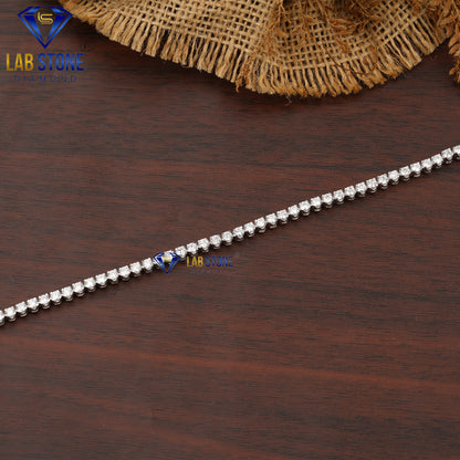 9.14 TDW Round Cut Diamond Tennis Bracelet
