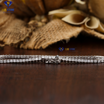 1.94 TDW Round Cut Diamond Tennis Bracelet