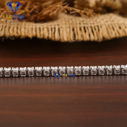9.14 TDW Round Cut Diamond Tennis Bracelet