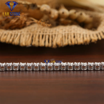 2.915 TDW Round Cut Diamond Tennis Bracelet