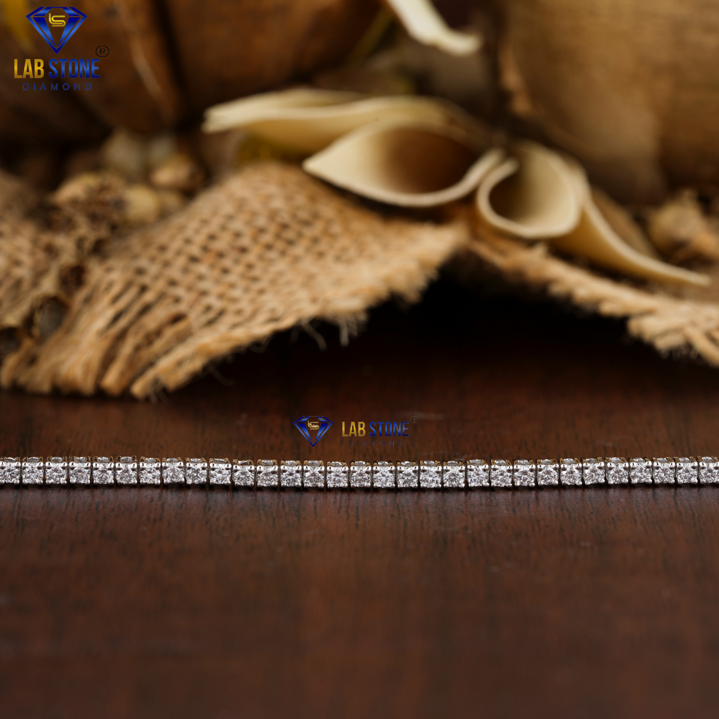 1.94 TDW Round Cut Diamond Tennis Bracelet