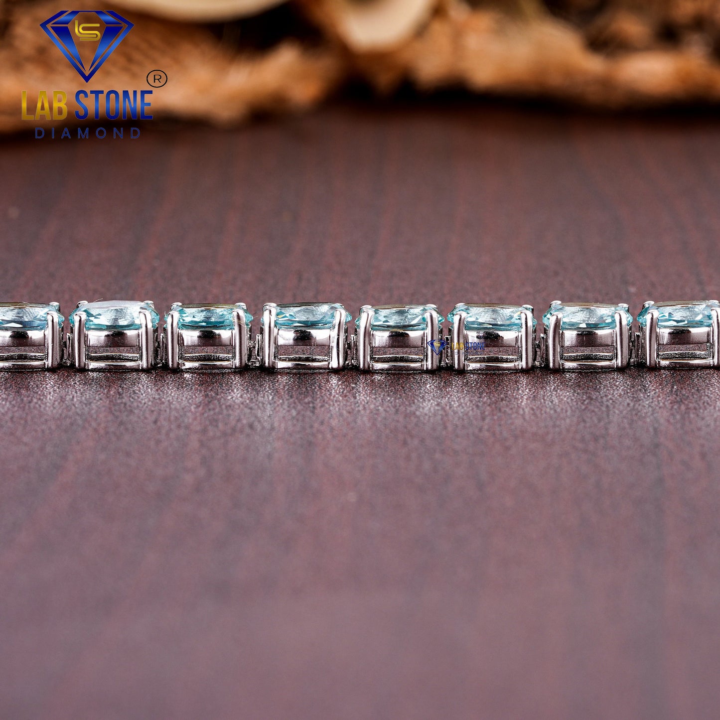 10.18 TDW Gemstone Tennis Bracelet