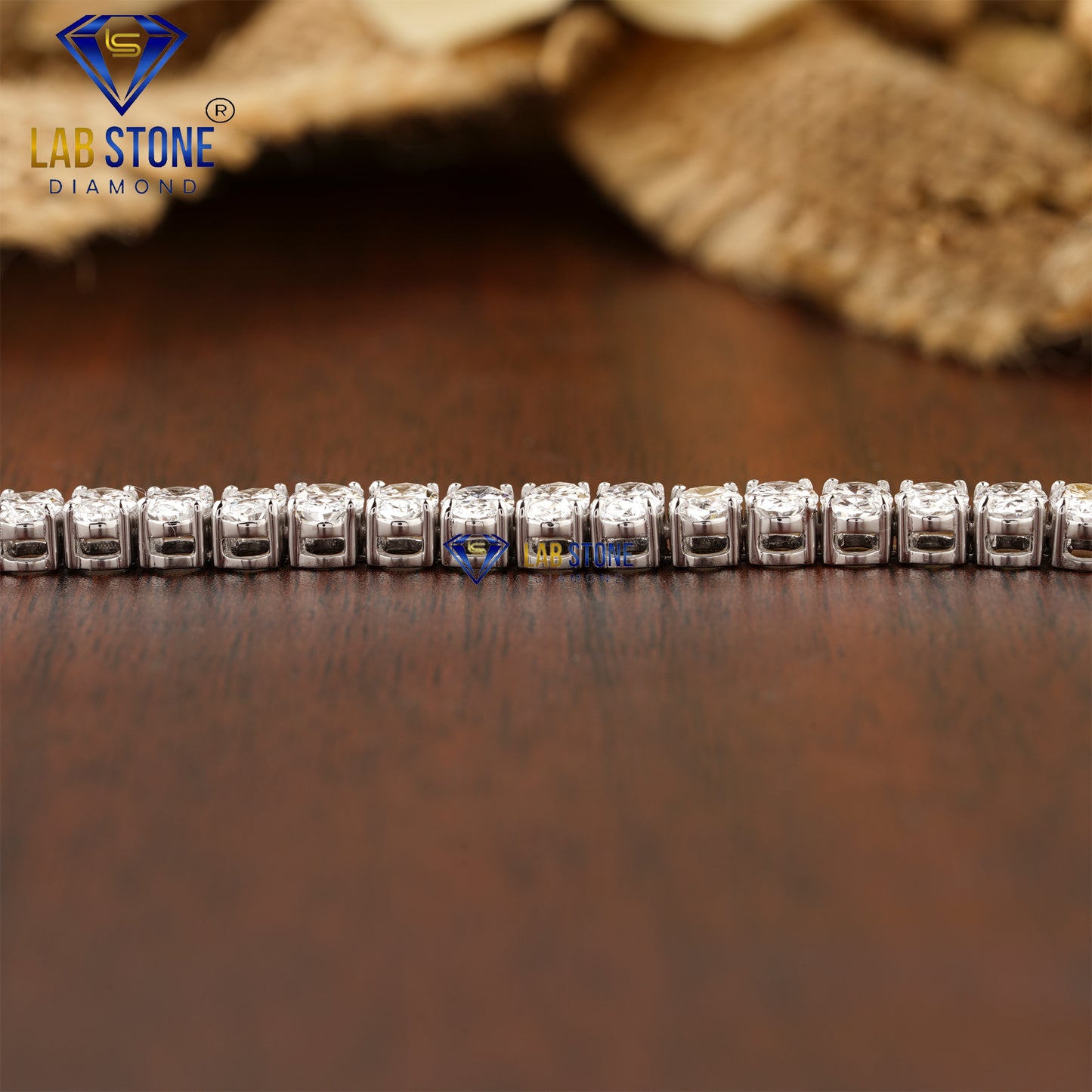 8.40 TDW Oval Cut Diamond Tennis Bracelet