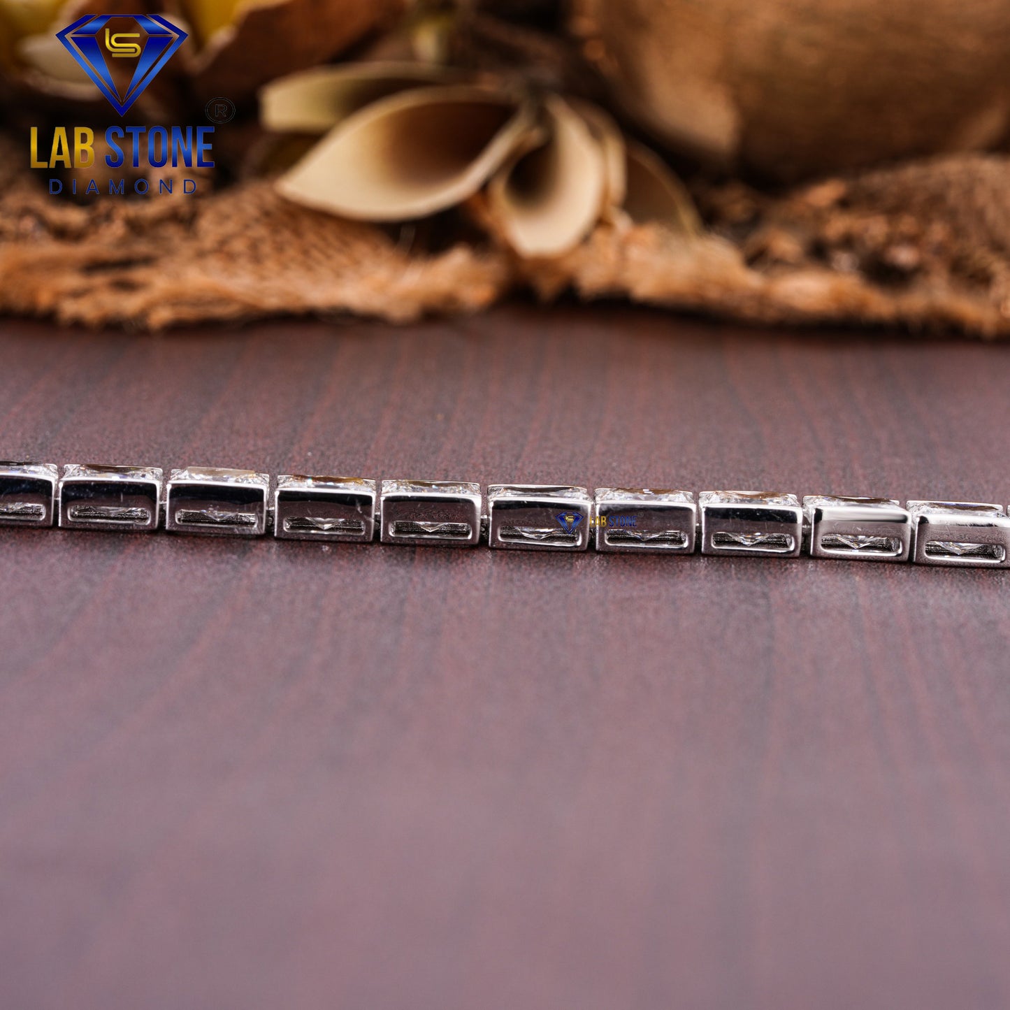 27.16 TDW Radiant Cut Diamond Slider Bracelet