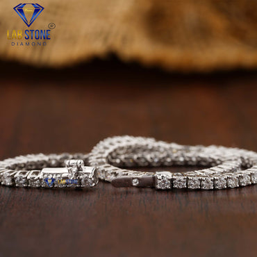 1.80 TDW Round Cut Diamond Tennis Bracelet