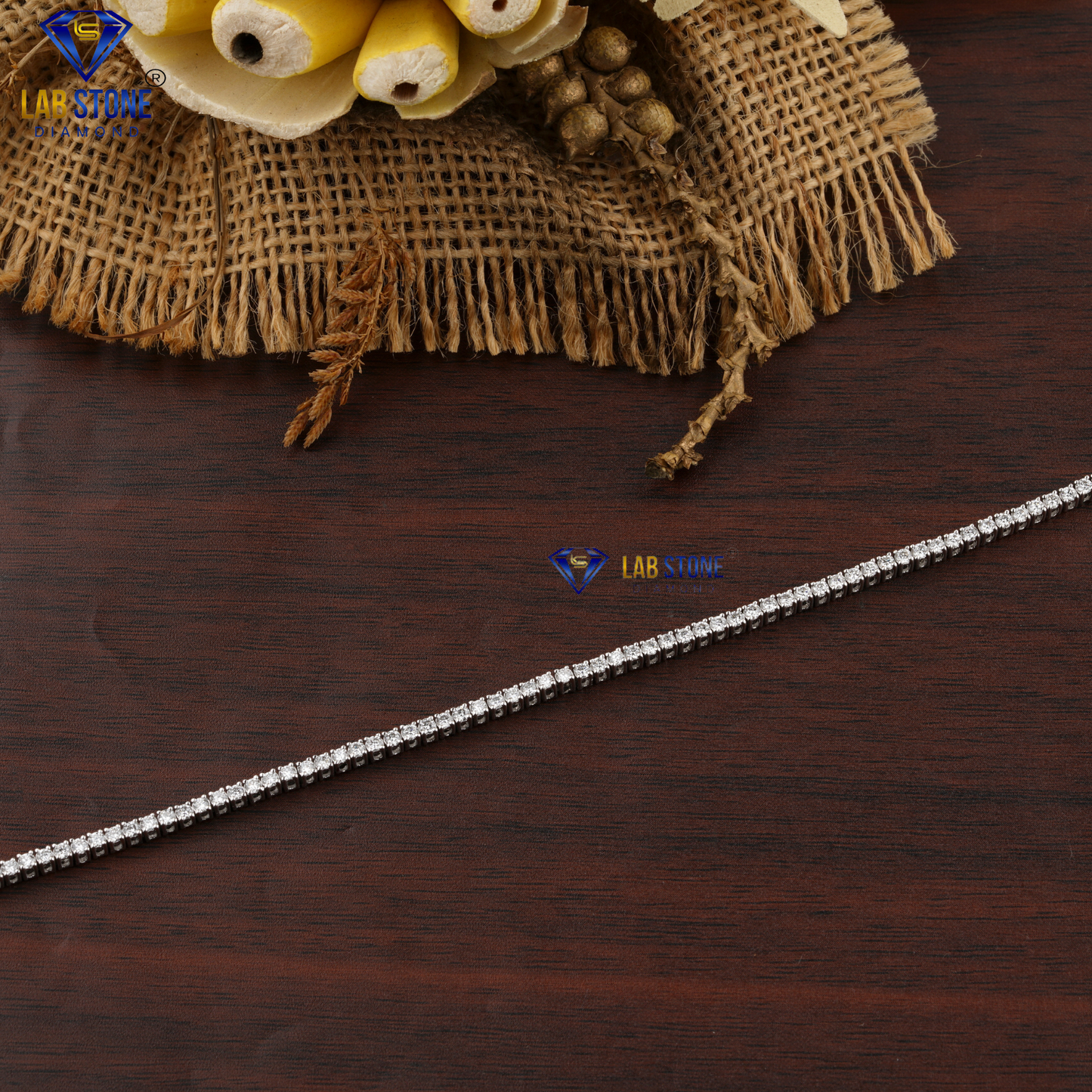 1.94 TDW Round Cut Diamond Tennis Bracelet