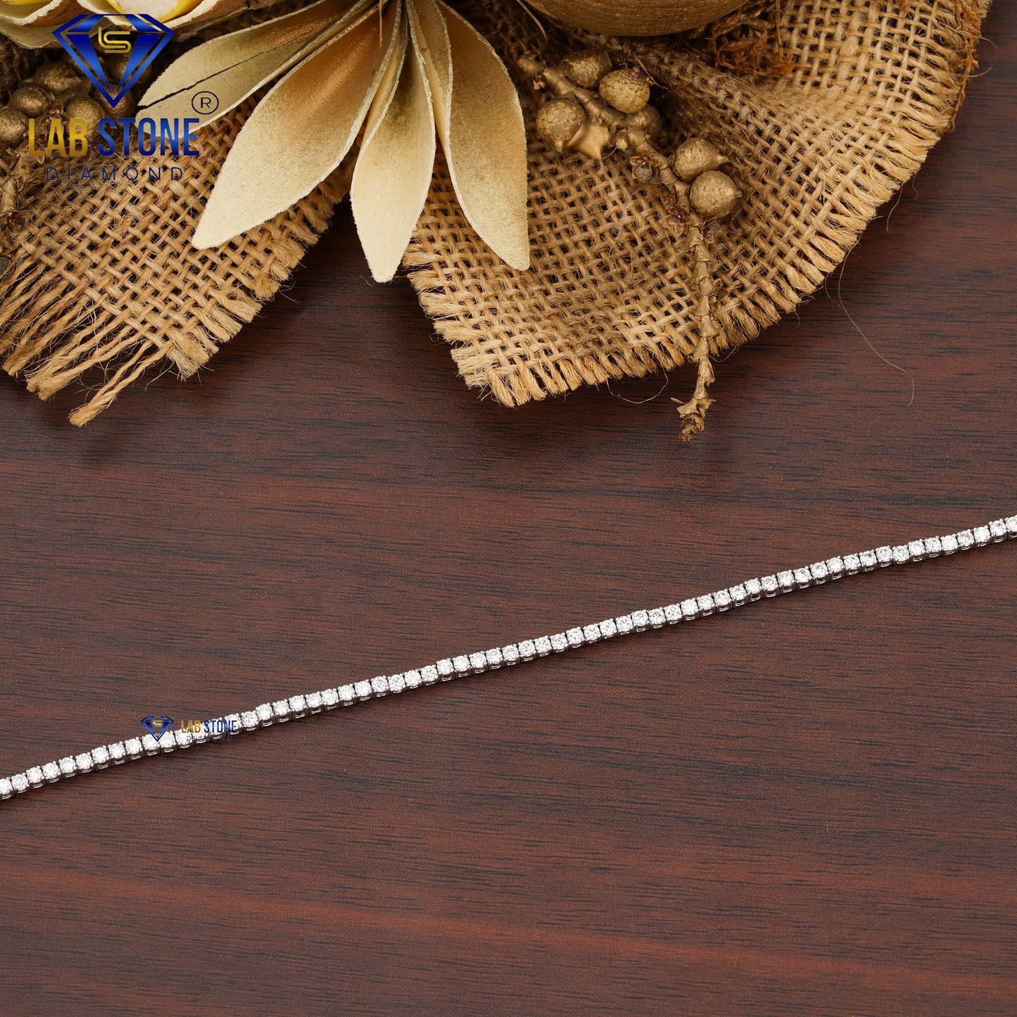 1.80 TDW Round Cut Diamond Tennis Bracelet