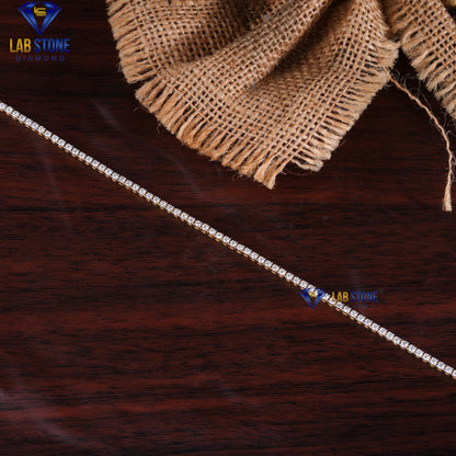 1.88 TDW Round Cut Diamond Tennis Bracelet