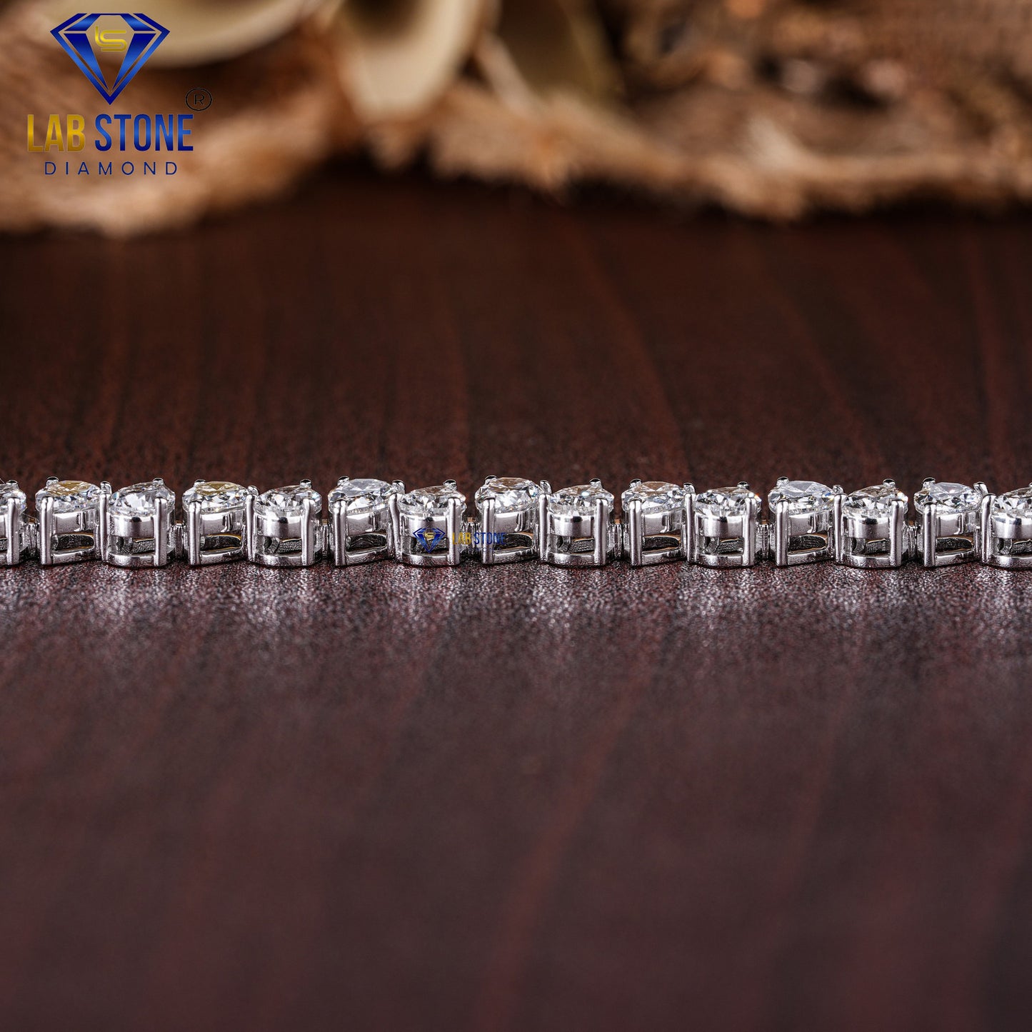 10.00 TDW Pear Cut Diamond Tennis Bracelet