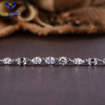 10.35 TDW Multi Shape Diamond Women’s Charm Necklace