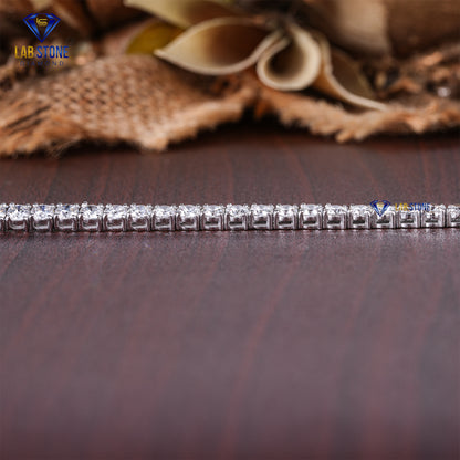 9.00 TDW Round Cut Diamond Women’s Tennis Necklace