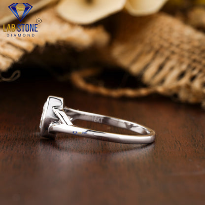 0.73 TDW Oval Cut Women’s Solitaire Diamond Ring