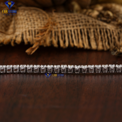 4.66 TDW Round Cut Diamond Tennis Bracelet