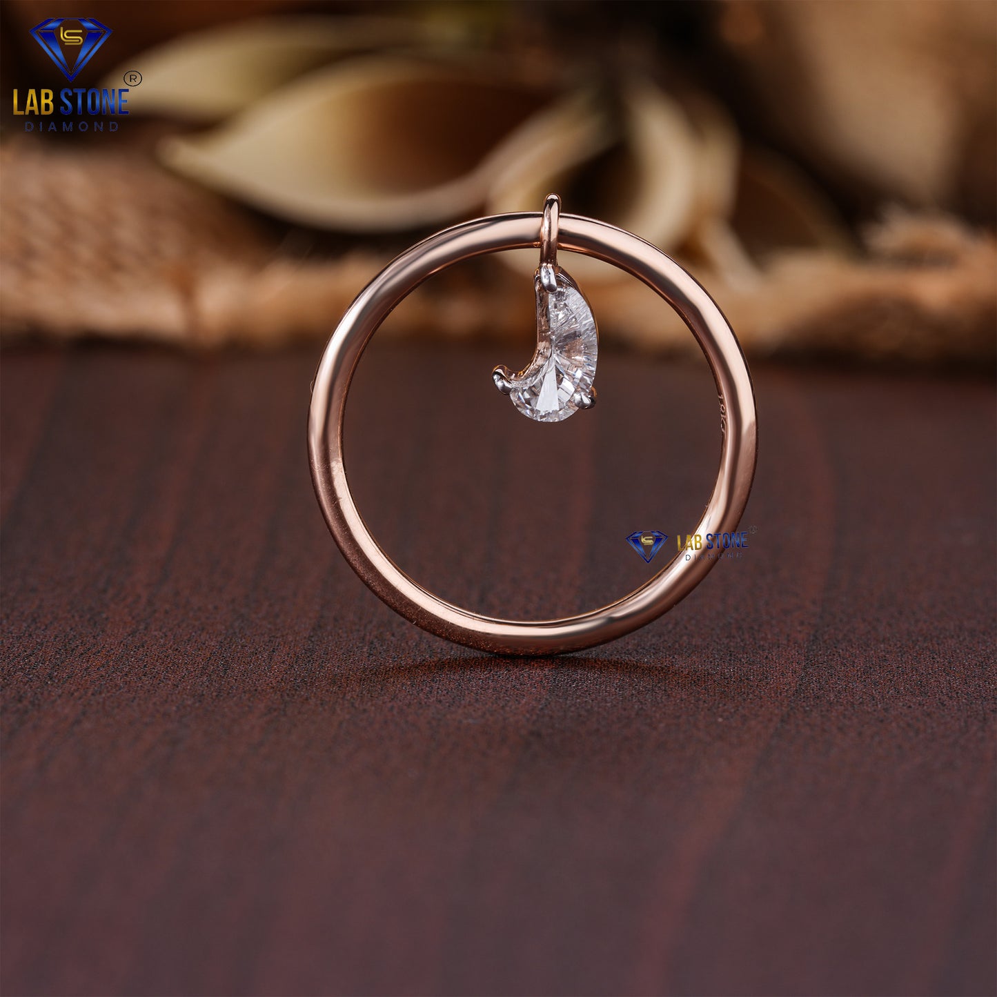1.30 TDW S & J Shape Diamond Engagement Ring