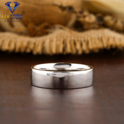 0.12 TDW Princess Cut Diamond Men’s Band Ring