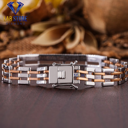 1.36 TDW Round Cut Diamond Slider Bracelet