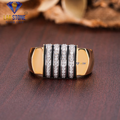 0.26 TDW Round Cut Men’s Engagement Diamond Ring