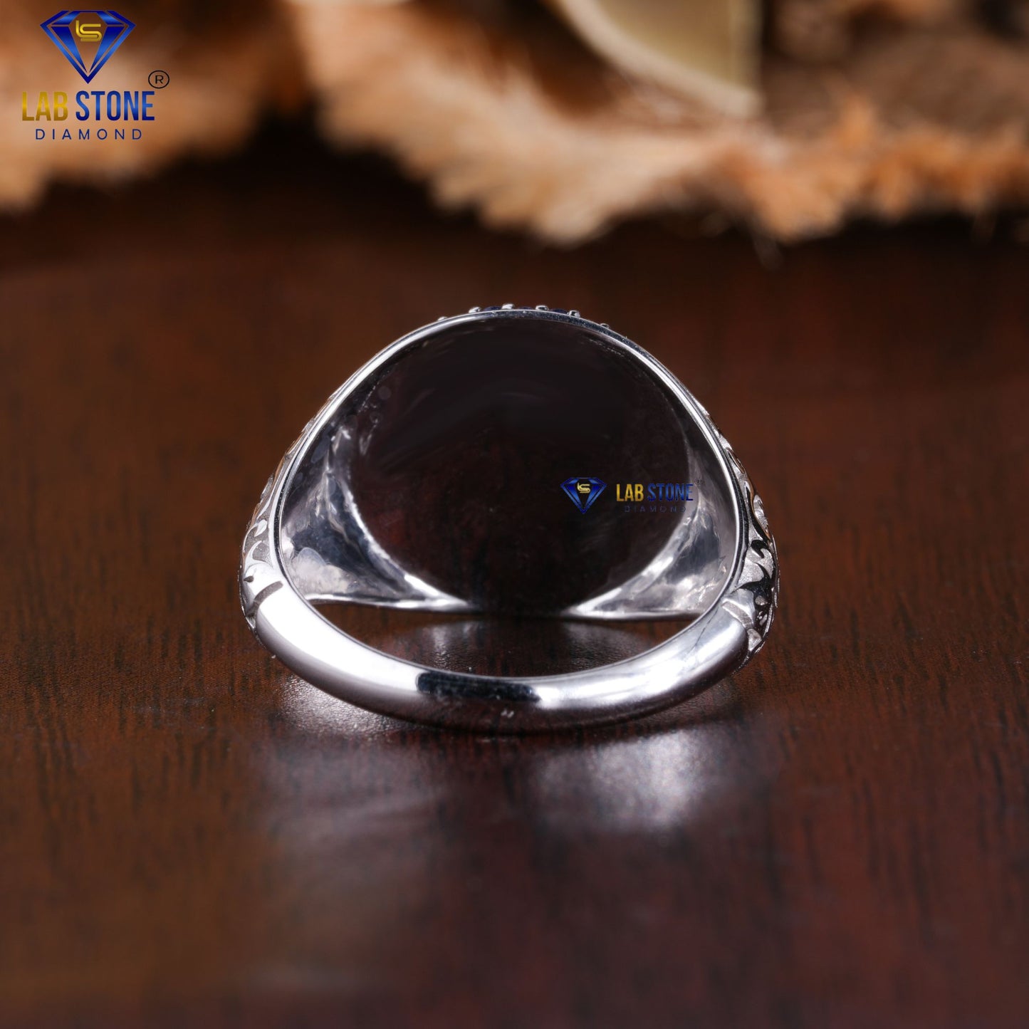 0.35 TDW Round Cut Diamond & Gemstone Ring