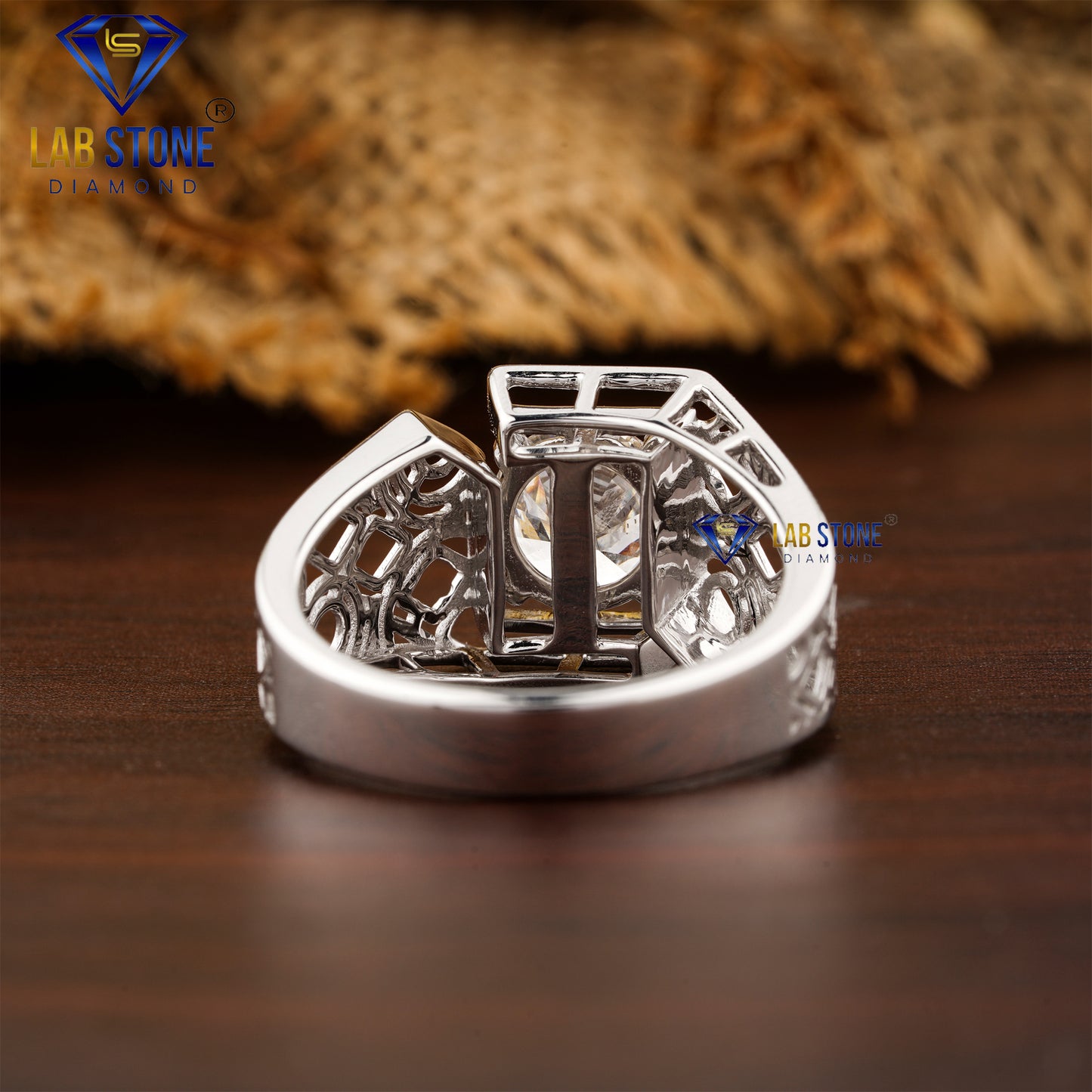 2.00 TDW Round Cut Men’s Diamond Solitaire Ring