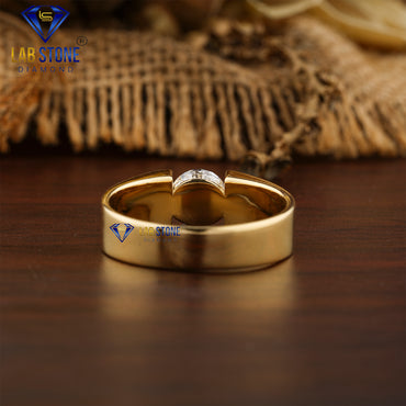 1.40 TDW Round Cut Men’s Diamond Solitaire Ring