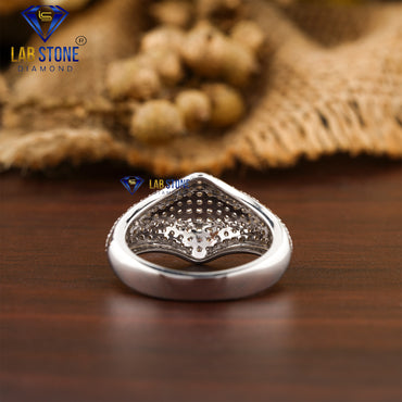 0.66 TDW Round Cut Men’s Engagement Diamond Ring