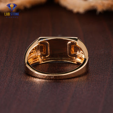 0.29 TDW Round Cut Diamond Men's Engagement Ring