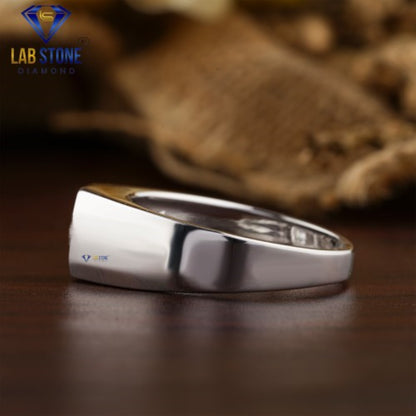 1.25 TDW Round Cut Daimond Men’s Solitaire Ring