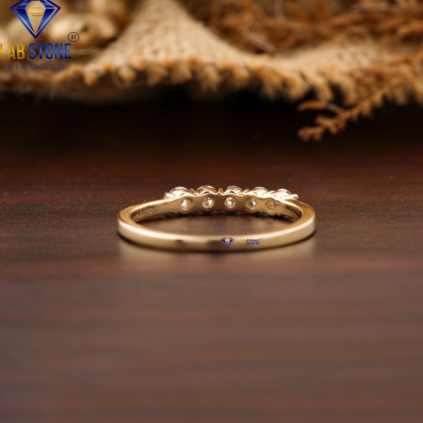 0.39 TDW Round Cut Women’s Diamond Band Ring