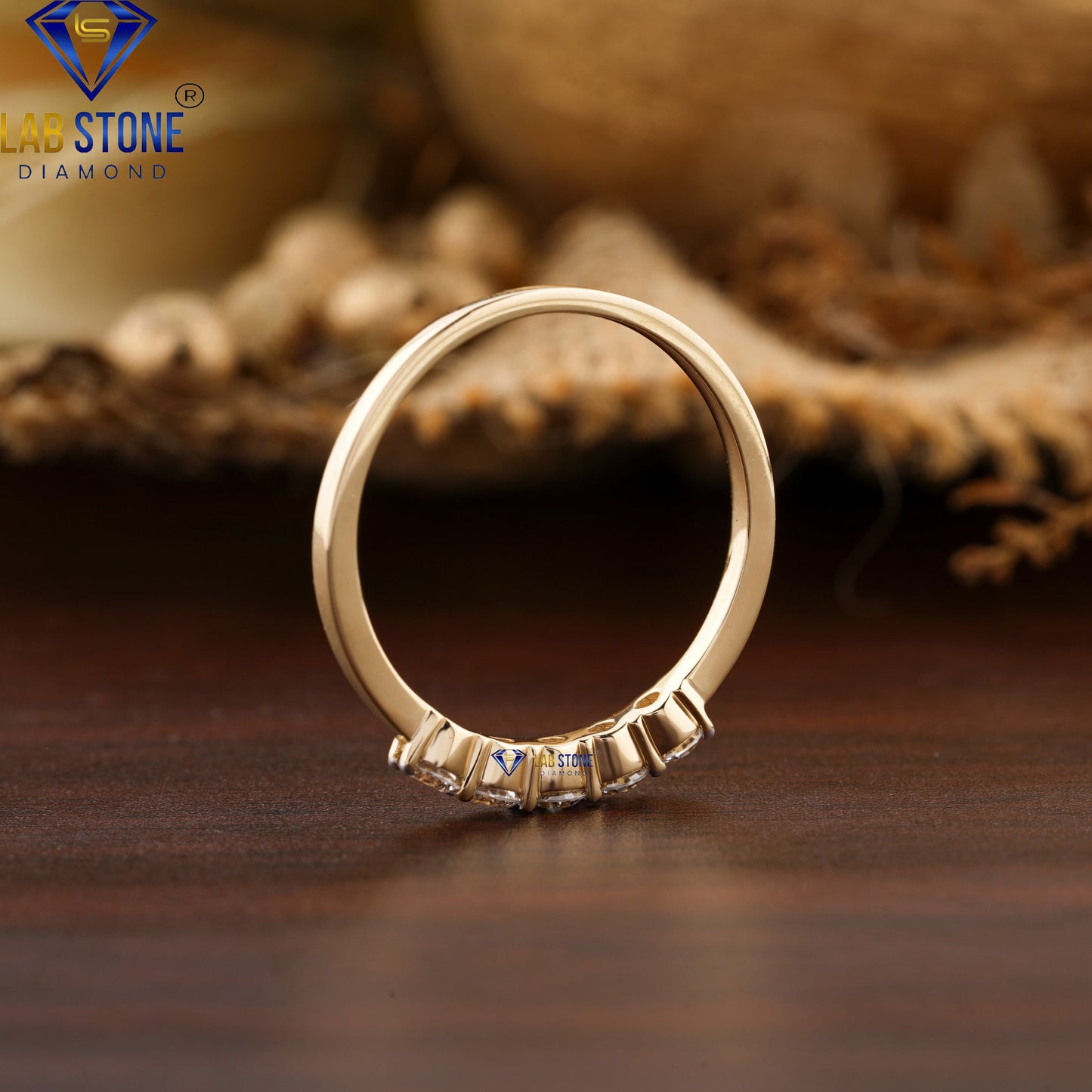 0.39 TDW Round Cut Women’s Diamond Band Ring