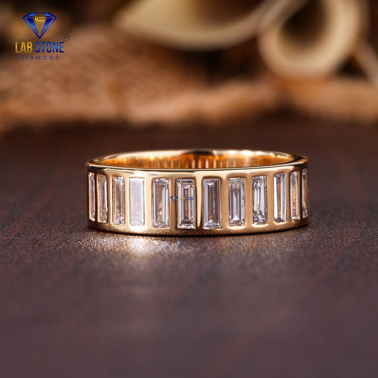 2.60 TDW Baguette Cut Diamond Women's Band