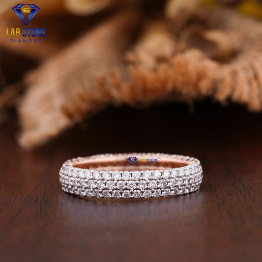 1.16 TDW Round Cut Diamond Women’s Band Ring