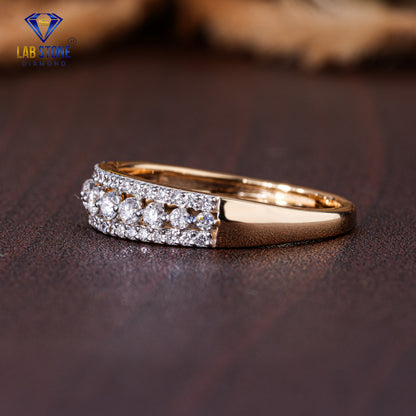 0.352 TDW Round Cut Diamond Women's Band