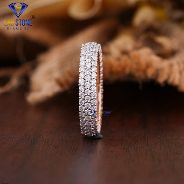 1.16 TDW Round Cut Diamond Women’s Band Ring