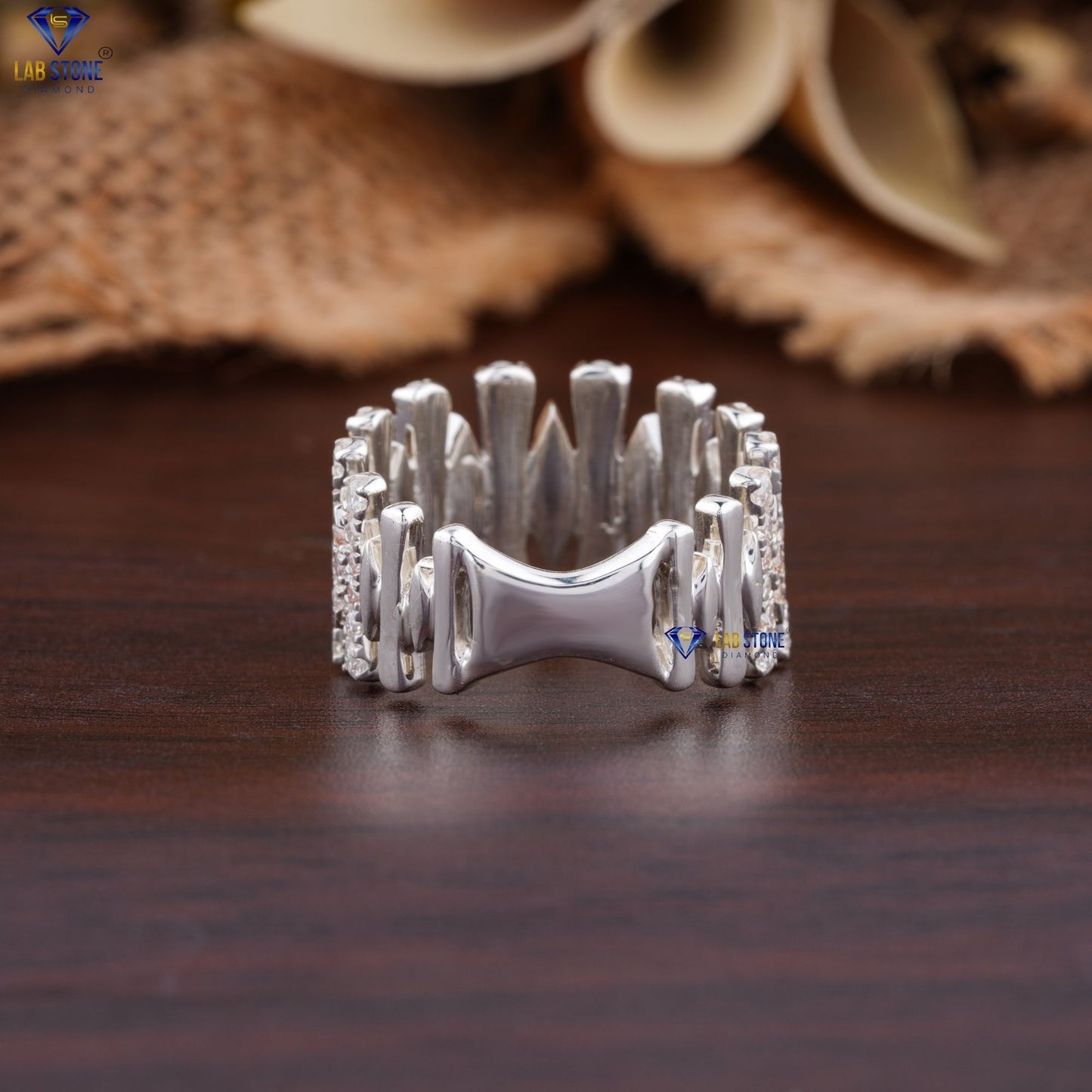 1.46 TDW Round Cut Women's Diamond Band Ring