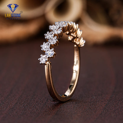 0.40 TDW Round Cut Diamond Women's Band