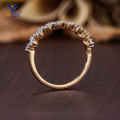 0.40 TDW Round Cut Diamond Women's Band