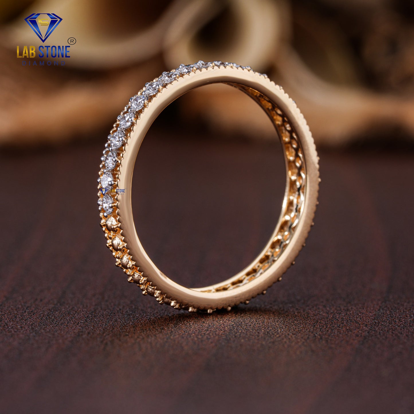 0.23 TDW Round Cut Diamond Women's Band