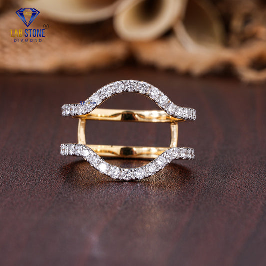 0.79 TDW Round Cut Diamond Women's Engagement Ring