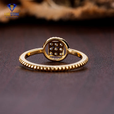 0.12 TDW Round Cut Diamond Women's Engagement Ring