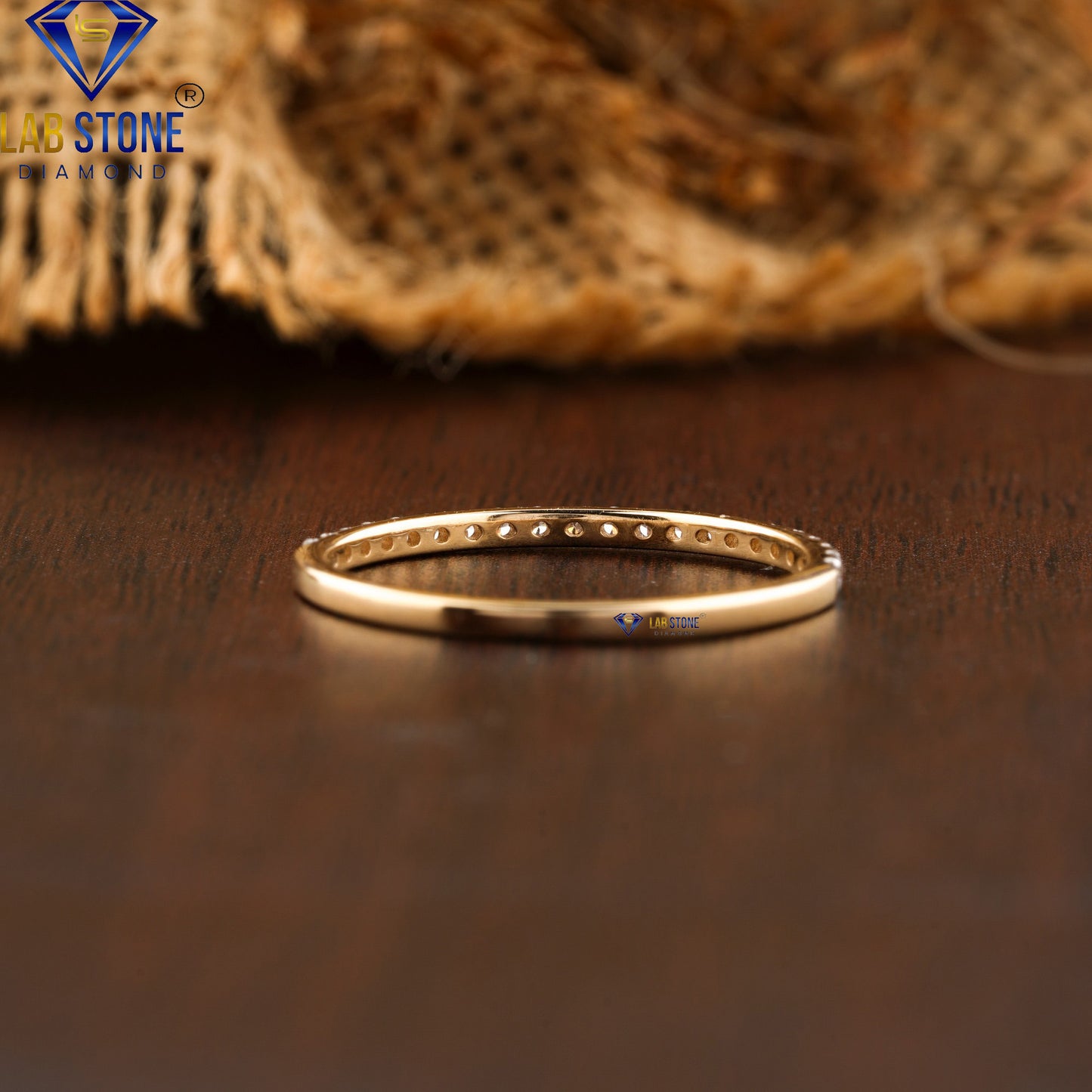 0.21 TDW Round Cut Diamond Women’s Band Ring