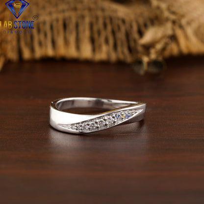 0.10 TDW Round Cut Daimond Women’s Band