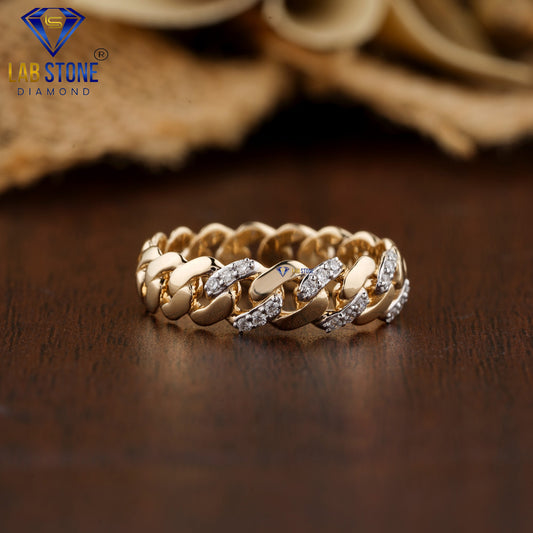 0.108 TDW Round Cut Women’s Diamond Band Ring