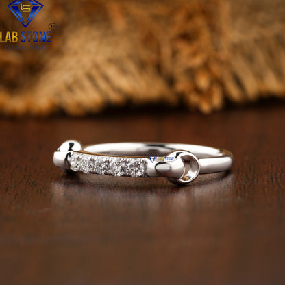 0.22 TDW Round Cut Diamond Women’s Band