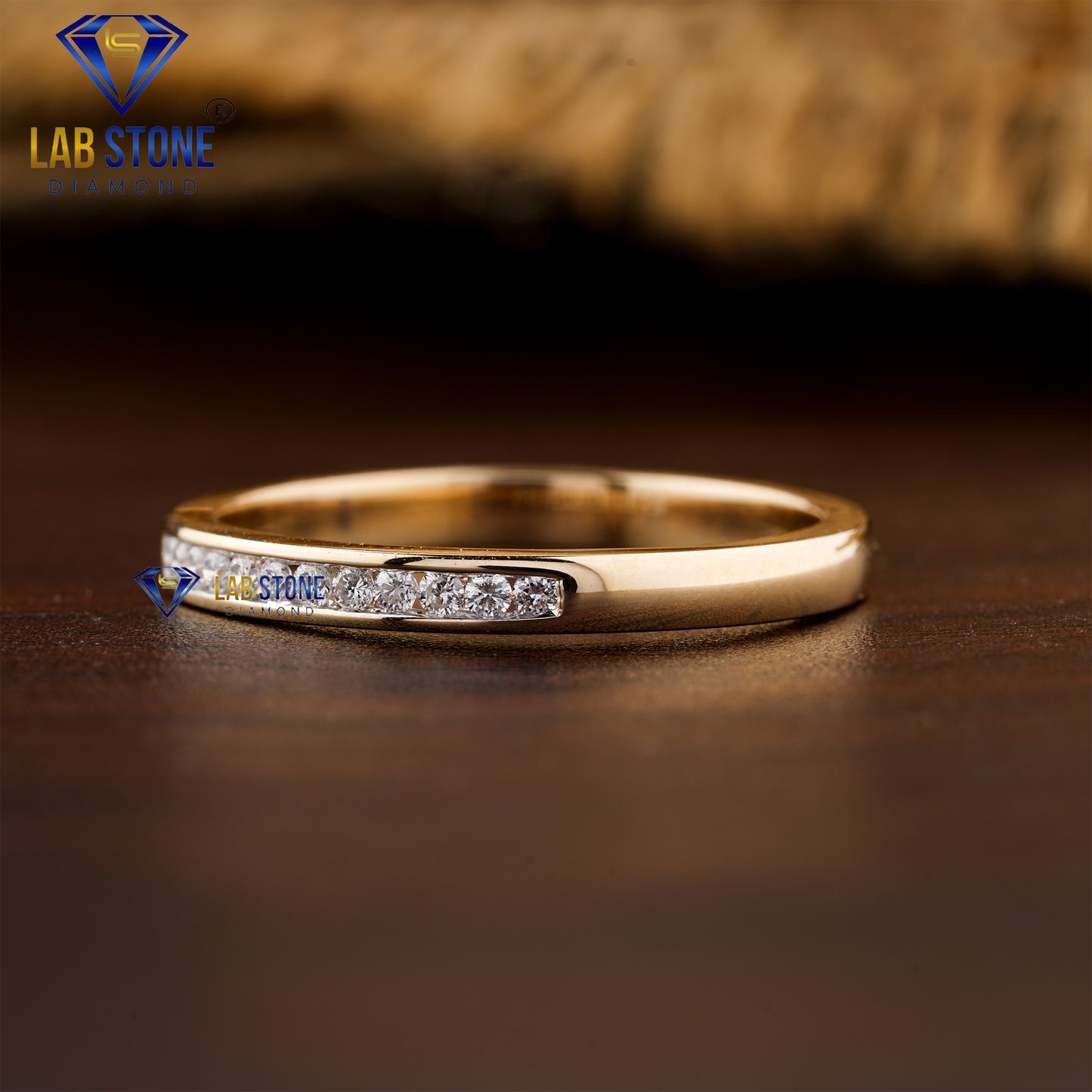 0.20 TDW Round Cut Women’s Diamond Band Ring