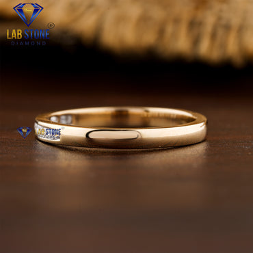 0.20 TDW Round Cut Women’s Diamond Band Ring