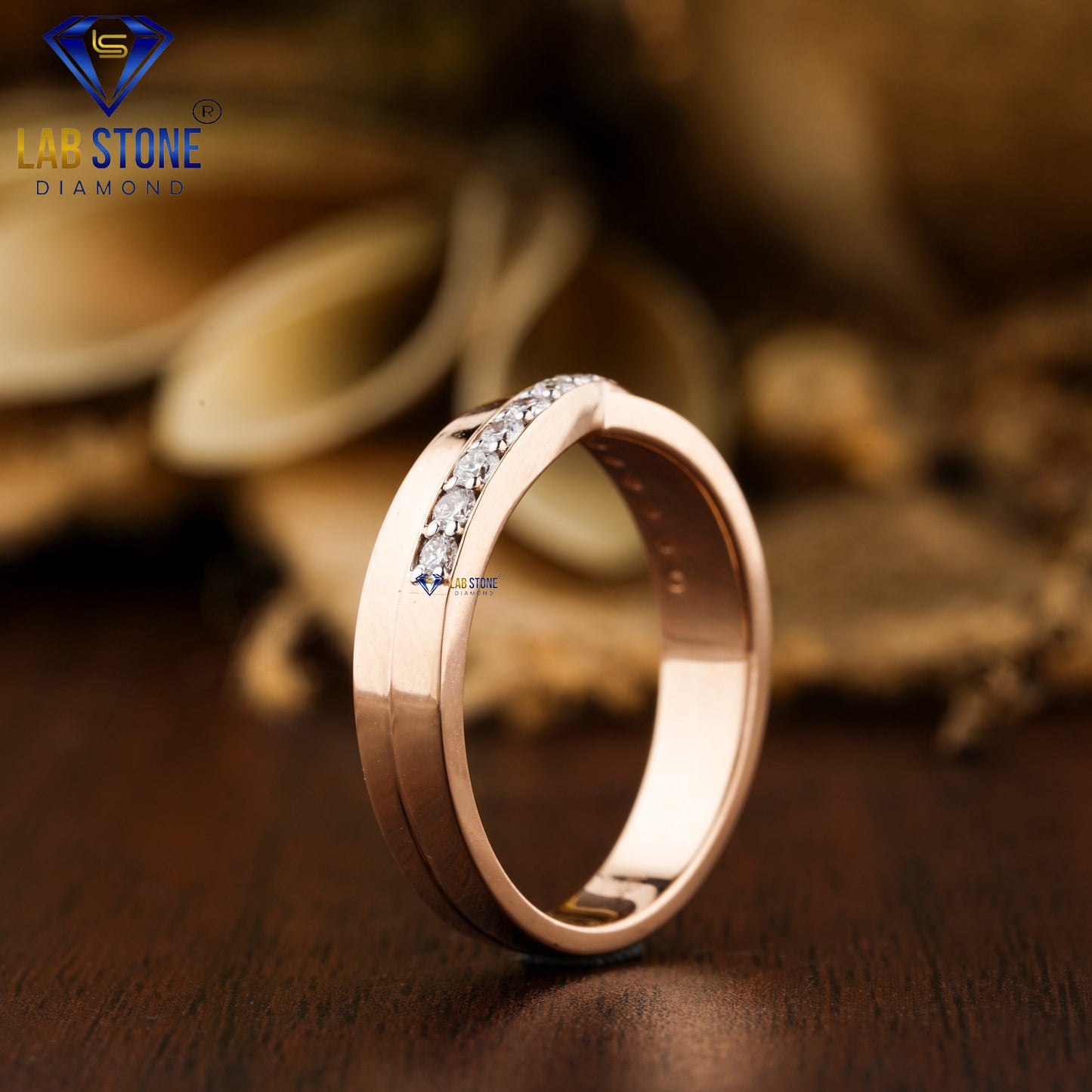 0.294 TDW Round Cut Diamond Women’s Band Ring