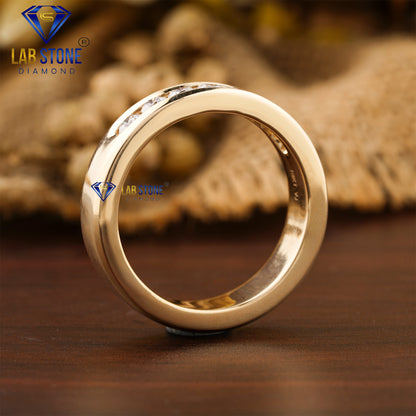 0.71 TDW Round Cut Women’s Diamond Band Ring