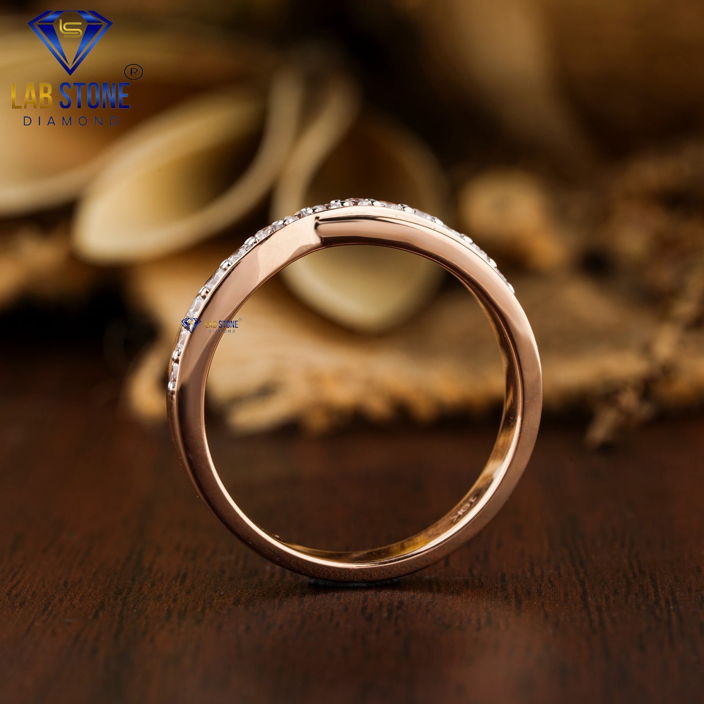 0.294 TDW Round Cut Diamond Women’s Band Ring