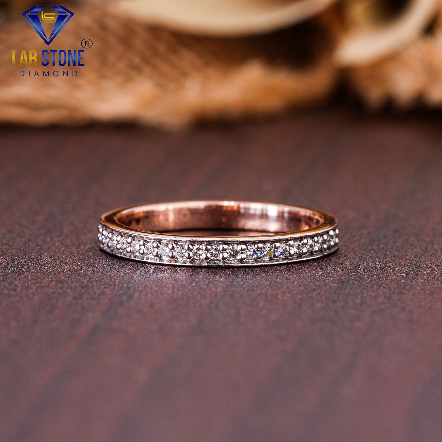 0.22 TDW Round Cut Women’s Diamond Band